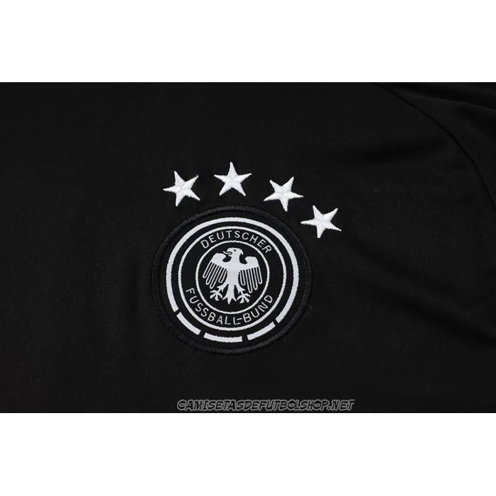 Chandal del Alemania 24-25 Manga Corta Negro - Pantalon Corto
